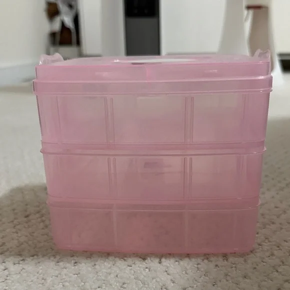 Pink Stackable Storage Box - Picture 3 of 7